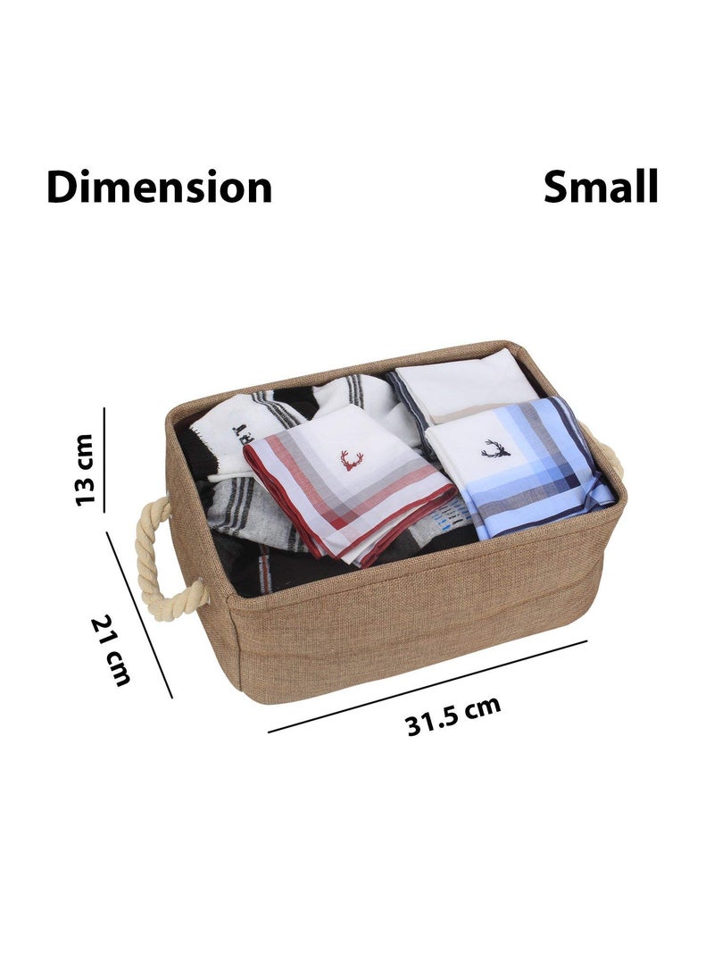 Styleys - Styleys Foldable Storage Basket Bins Organizer, Pack of 3 (S11053 - Grey) - Image 1