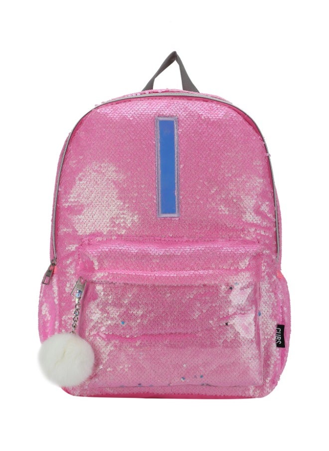 CUBS - Cubs Fashion Pink Sequin with Letter I Multicolor - Image 1