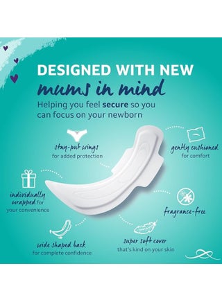 Maxi Pads With Wings, Maternity Pads, Extra Long & Cushioned - view 2