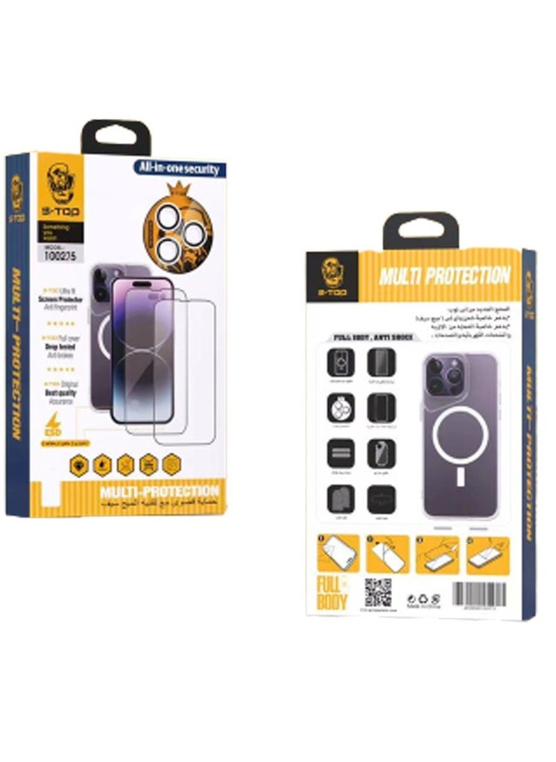 S-TOP Integrated protection package 8 in 1 for iPhone 15  - Image 3