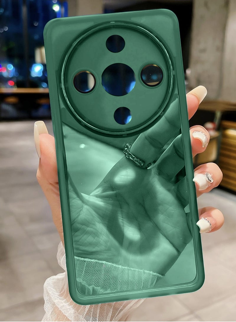 Wtech Honor X9d / Honor X70 5G 2025 Soft Transparent TPU Camera Lens Protection Silicone Ultra Thin Phone Stylish Electroplated Camera Border Back Case Cover - Dark Green - Image 2