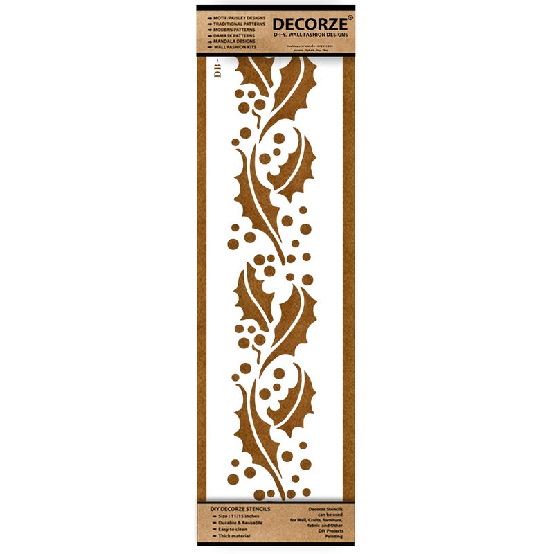DECORZE Painting Stencils | Wall Stencils for Home | DB-71 - Image 4