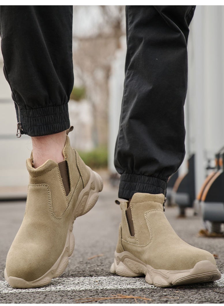 NIBEMINENT Labor Insurance Shoes Anti-smashing Insulation Lightweight Wear-resistant Electric Welding Anti-scalding Protective Shoes - Image 2