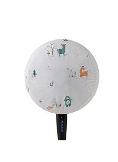 Vichip Vichip Printed Fan Dust Cover with Drawstring Washable Antidust Table Standing Fan Protective Electric Fan Guard Protector Water Proof Fancy Bag for Winter Storage 1 Piece 50 X 50 CM  - Image 1