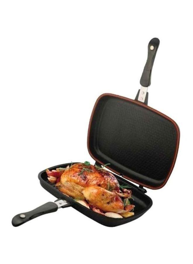 DESSINI Double Sided Grill Pan Black 40cm - Image 3