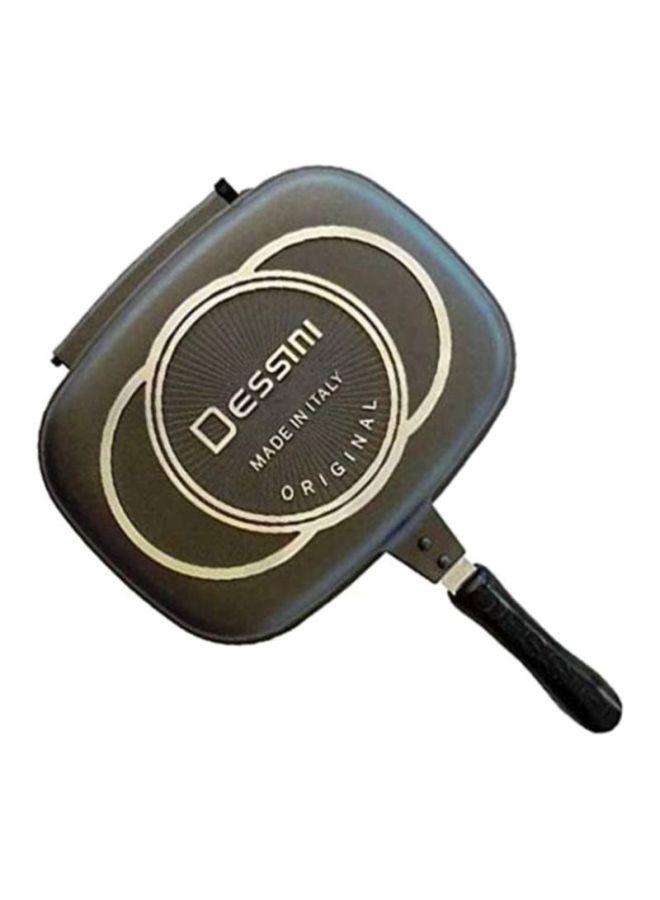 DESSINI Double Sided Grill Pan Black 40cm - Image 2