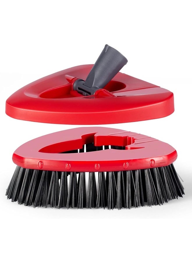 Zalcoon Spin Mop Replace Head Base Scrub Brush & Base Mop Head Compatible with Vileda/O-cedar  - Image 1