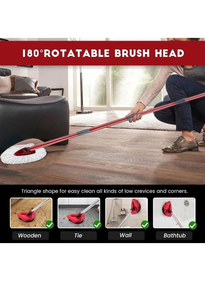 Zalcoon Spin Mop Replace Head Base Scrub Brush & Base Mop Head Compatible with Vileda/O-cedar  - Image 4