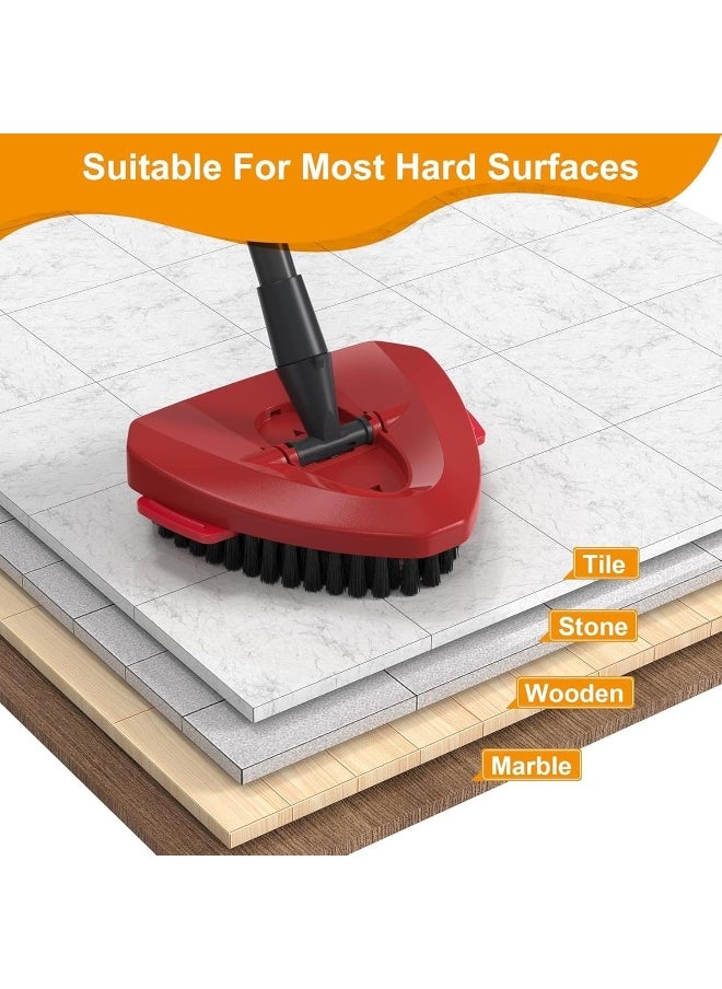 Spin Mop Replace Head Base Scrub Brush & Base Mop Head Compatible with Vileda/O-cedar