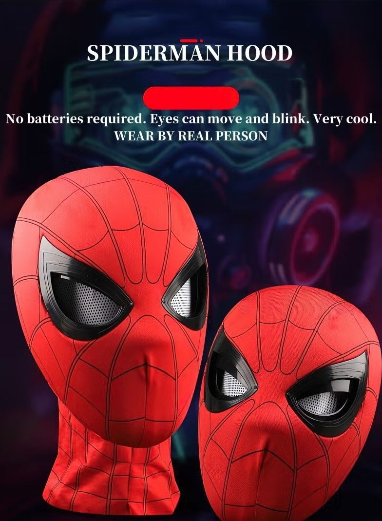 Blinking Spider-Man Mask Children's Adult Universal Superhero Spider-Man Helmet Mask 1 PCS - Image 1