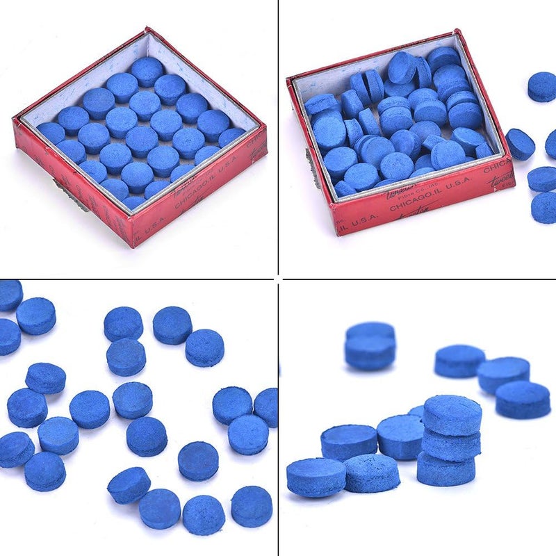 woobles Billiard Cue Tips, 50pcs Billiard Pool Cue Tip Snooker Stick Pole Cue Tip Replacement Set with Carry Box,10mm - Image 4