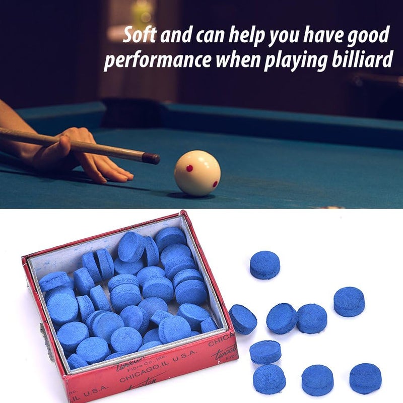 woobles Billiard Cue Tips, 50pcs Billiard Pool Cue Tip Snooker Stick Pole Cue Tip Replacement Set with Carry Box,10mm - Image 3