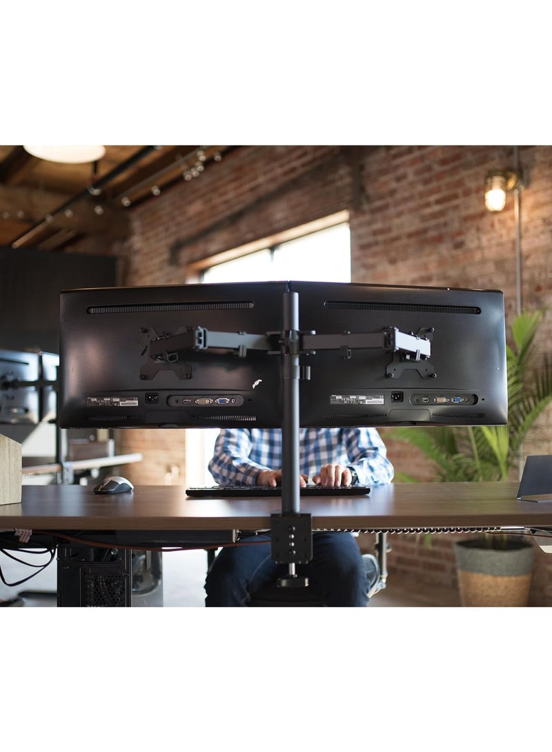 Dual Monitor Arm - Adjustable 2 Monitor Desk Mount, Suitable for Organizing Computer Monitors - Image 3