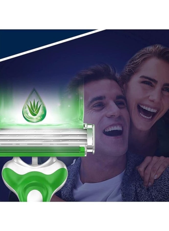 جيليت شفرات جيليت بلو 3 للبشرة الحساسة – 6 شفرات مع 2 مجانًا للحصول على حلاقة ناعمة ولطيفة  - Image 5
