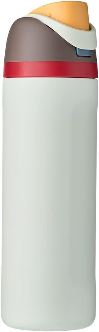 KHOLAD FreeSip Insulated Stainless Steel Water Tumbler with Straw, BPA-Free Sports, Great for Travel, Office,School, 24 Oz (Vanilla Bean) - Image 1