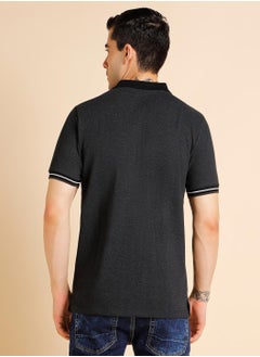 Dennis Lingo Black T-Shirt for Men, Essential Comfort  - Image 4