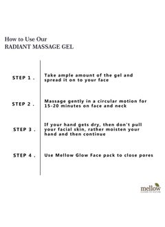 MELLOW Herbals Ayurvedic Radiant Facial Massage Gel (50Gm) For Skin Tightening & Glow | Bergamot, Germanium Oil & Neem | Heals Oily & Acne Prone Skin | Ayush Certified | Gmo, Paraben And Silicone Free  - Image 5