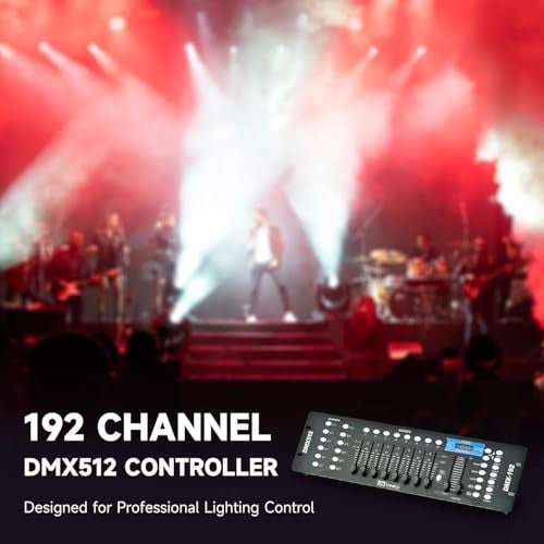 da.beatz. DaBeatz Presents High Quality 192 Channels Professional Master 240 Scenes Dmx512 Dj Mixing Controller For Stage, Disco And Dj, Weddings, Pubs, Par Lights And Moving Head Lights - Image 2