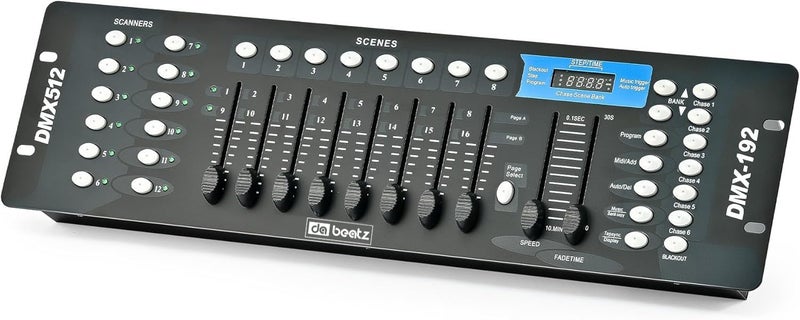 da.beatz. DaBeatz Presents High Quality 192 Channels Professional Master 240 Scenes Dmx512 Dj Mixing Controller For Stage, Disco And Dj, Weddings, Pubs, Par Lights And Moving Head Lights - Image 1