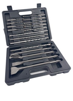 17 Pc SDS Hammer Drill Bit And Chisel Set