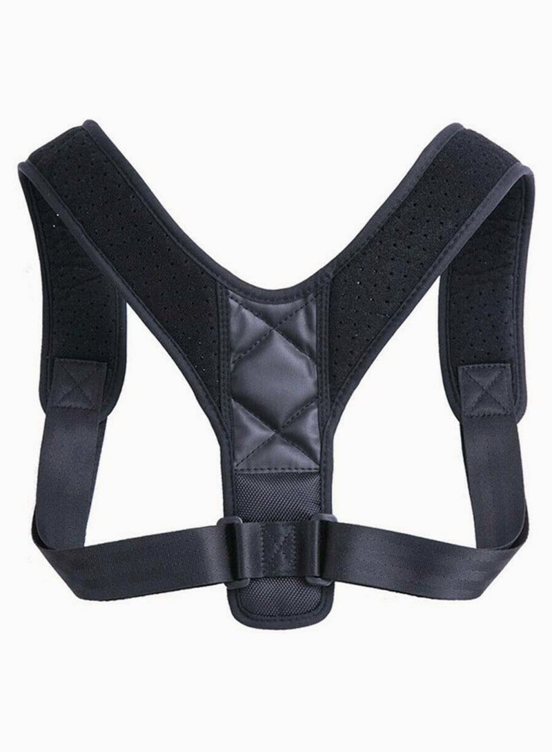 SOLARAE Posture Corrector for Women and Men - Upgraded Lengthened Soft Sponge Pad Adjustable Upper Back Brace for Clavicle Support and Providing Pain Relief from Neck and Shoulder - Image 2