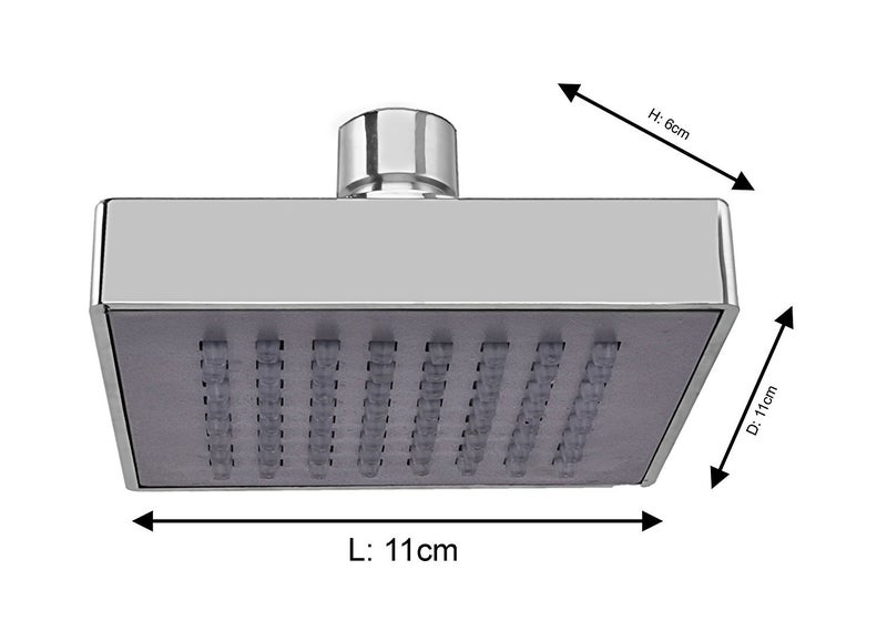 MLD MLD Plastic (abs) Square 4 INCH OVERHEAD SHOWER Head ONLY - Image 3
