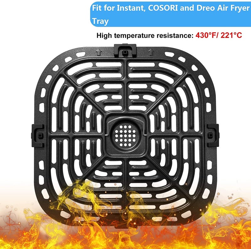 GSZN 8PCS Air Fryer Rubber Feet for Instants Vortex Cosori Air Fryer Tray, Professional Air Fryer Rubber Bumper Replacement Parts, Rubber Tabs, Rubber Tips for Instants Air Fryers - Image 2