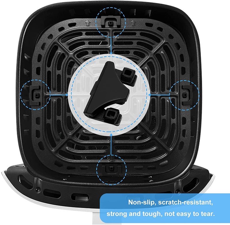 GSZN 8PCS Air Fryer Rubber Feet for Instants Vortex Cosori Air Fryer Tray, Professional Air Fryer Rubber Bumper Replacement Parts, Rubber Tabs, Rubber Tips for Instants Air Fryers - Image 3