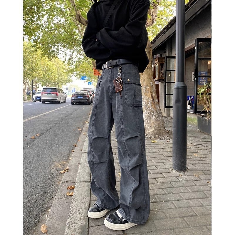 Unisex Casual Daily Denim Jeans - Image 3