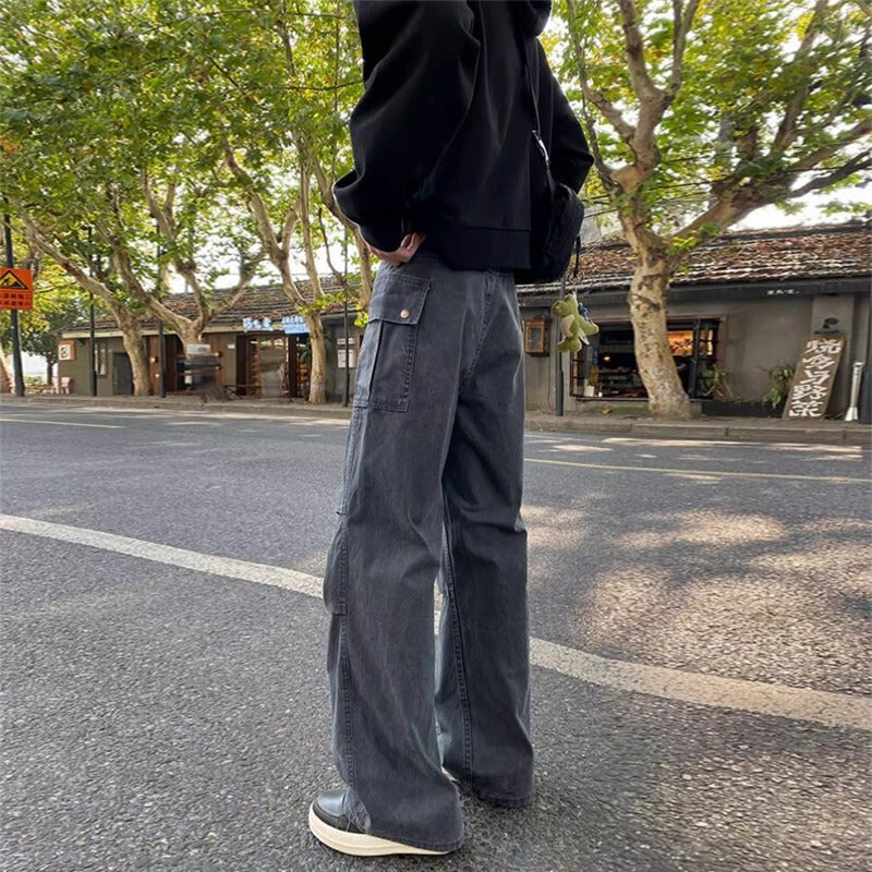 Unisex Casual Daily Denim Jeans - Image 4