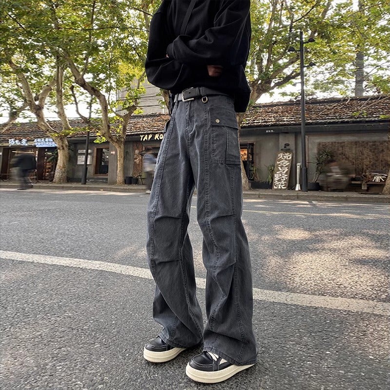 Unisex Casual Daily Denim Jeans - Image 1