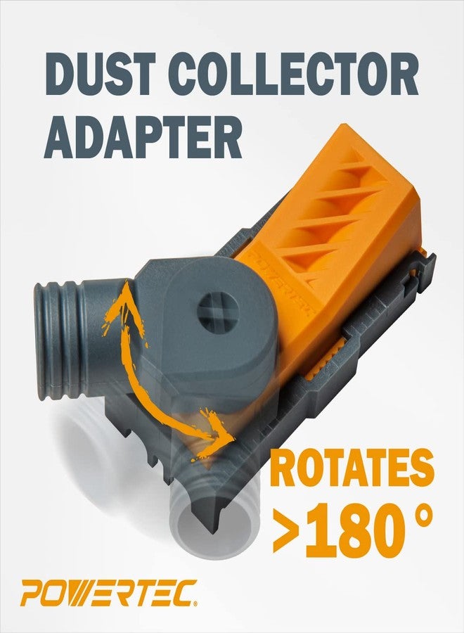 باورتيك طقم أدوات ثقب الجيب من باورتيك، أداة برغي جيب، أدوات نجارة مع أدلة حفر بعمق قابل للتعديل، مثقاب 3/8 بوصة، طوق إيقاف، محول جامع غبار لثقبي جيب مزدوجين، أداة وصل الخشب - 71643 - Image 2