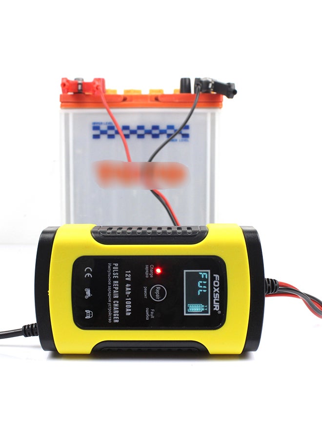 12V 5A LCD Car/Motorcycle Pulse Repair Battery Charger Lead Acid Storage Charger - Image 4