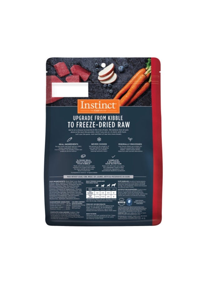Instinct Raw Meals Freeze Dried Real Beef Recipe Dry Dog Food - 14OZ - Image 2
