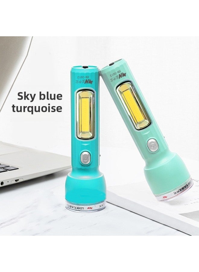 LED Strong Light Small Flashlight Rechargeable Lithium Battery Mini Portable Outdoor Home Durable Long Endurance Large Capacity-Product Specifications:3613 With Side Lights (random Color) Ready Stock  - Image 5