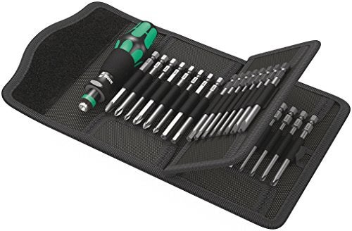 Wera Kraftform Kompakt 62 Bitholding Screwdriver and Pouch Set 33Pieces - Image 1
