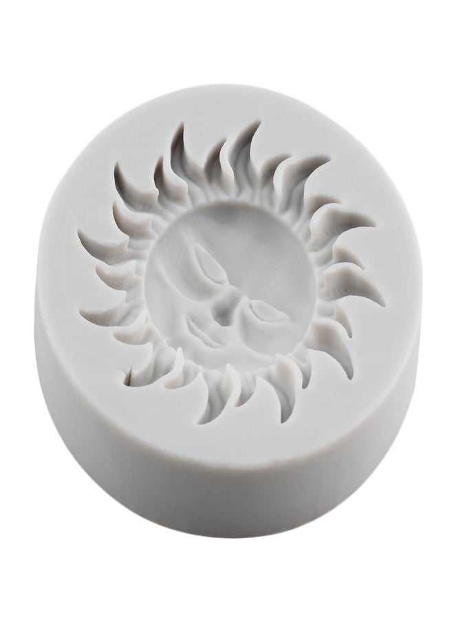 MINFEIDMS Sun God Fondant Molds Sun God Cake Decorating Silicone Molds For Cake Decorating Cupcake Topper Candy Chocolate Gum Paste Polymer Clay - Image 3