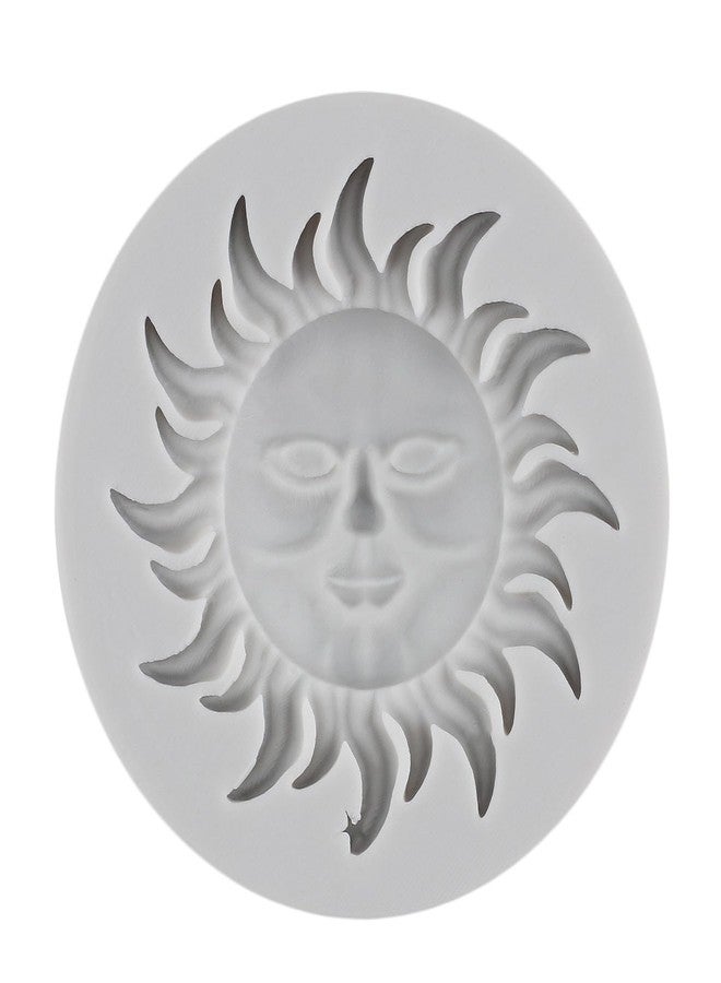 MINFEIDMS Sun God Fondant Molds Sun God Cake Decorating Silicone Molds For Cake Decorating Cupcake Topper Candy Chocolate Gum Paste Polymer Clay - Image 1