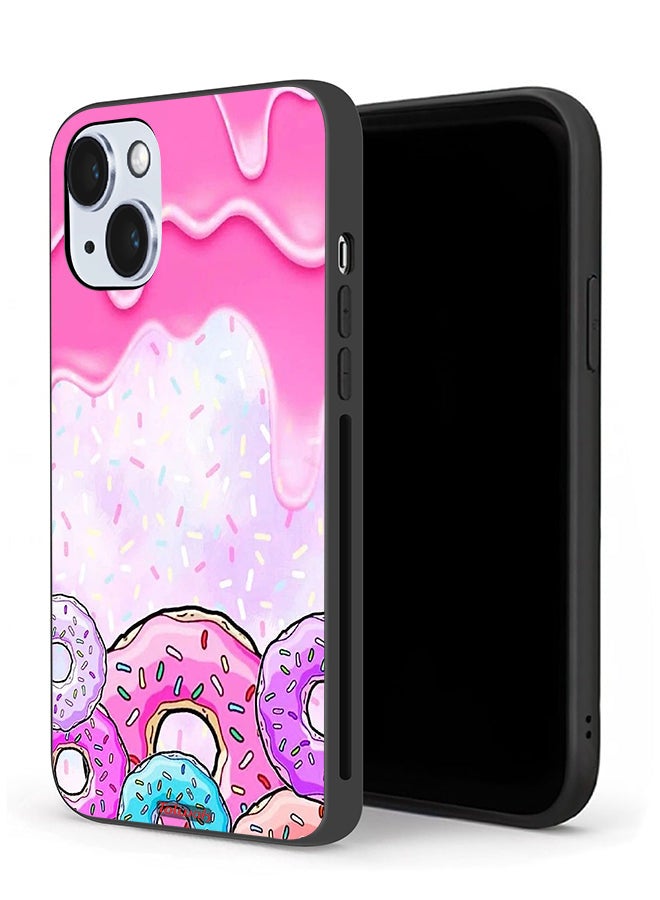 Tolwak Apple iPhone 14 Protective Case Donut Colors - Image 1