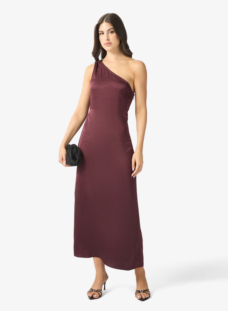 فيرو مودا فستان ماكسي بكتف واحد من فيموللي - Image 4