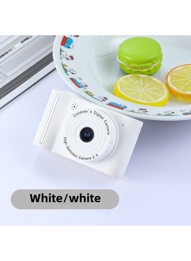 A16 HD Children's Digital Camera Photo Video SLR Fun Camera Toy Gift-Color:A16 White (HD Dual Camera)  - Image 1