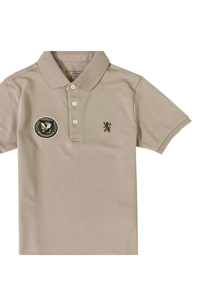 جيوردانو بولو قطن بيكيه بني للأولاد