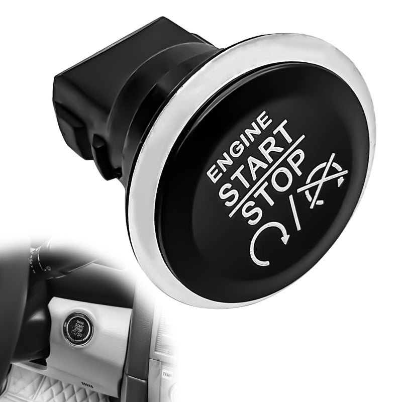 Dunviku Push Start Ignition Button Switch Replacement for 1FU931X9AC Fit for Jeep Commander Dodge Challenger Chrysler Town Country Grand Cherokee Durango Grand Caravan - Image 3