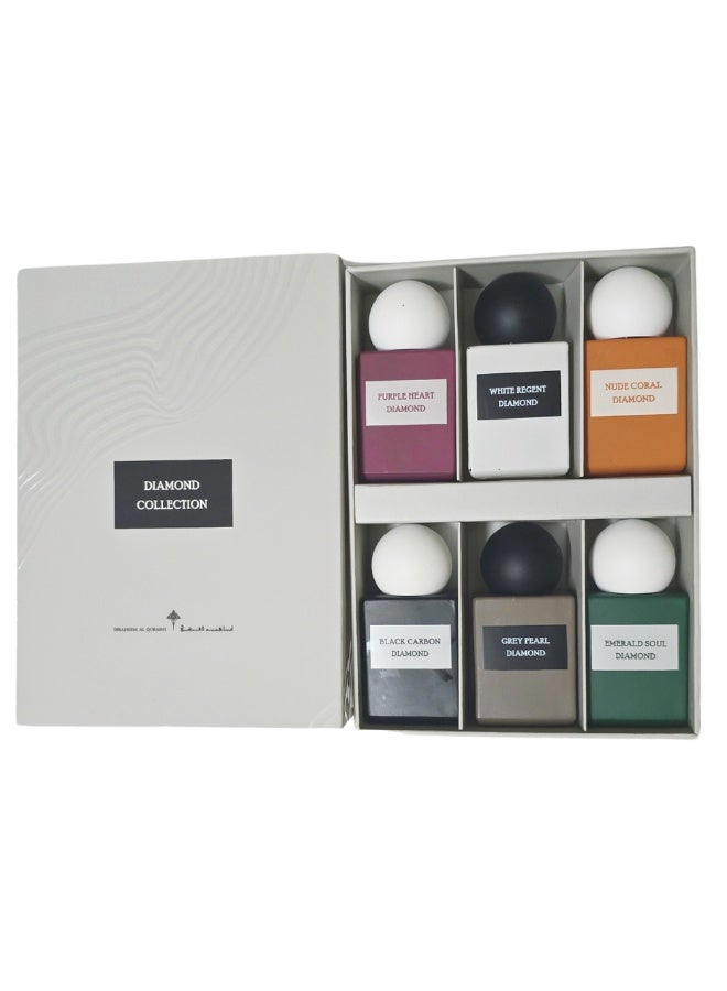 إبراهيم القرشي Diamond Collection Mini Set  6×10ml - Image 2