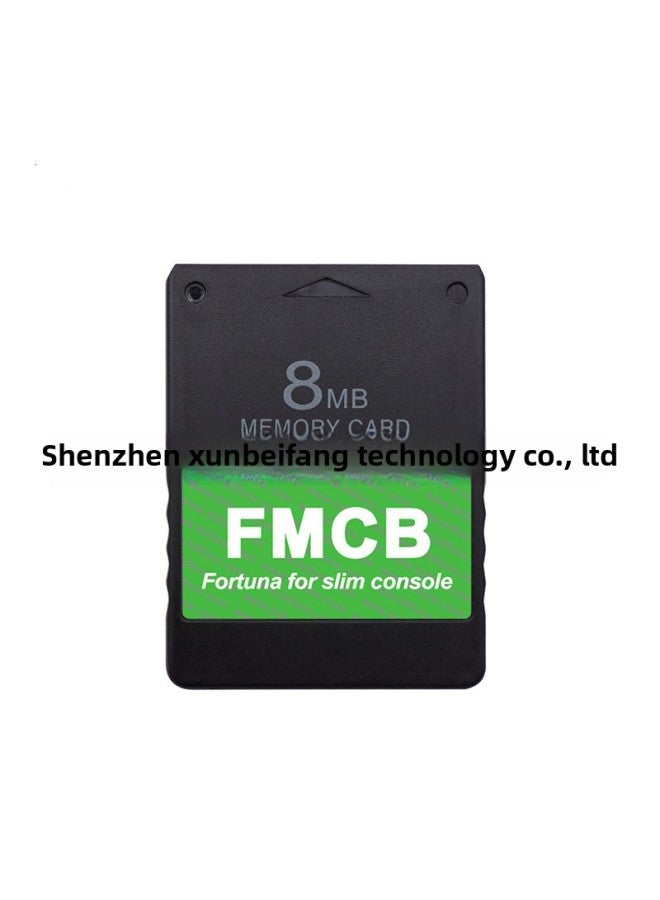 PS2 Memory Card For Slim Game Host SPCH-7/9xxxx Series Fortuna FMCB-Color:8MB