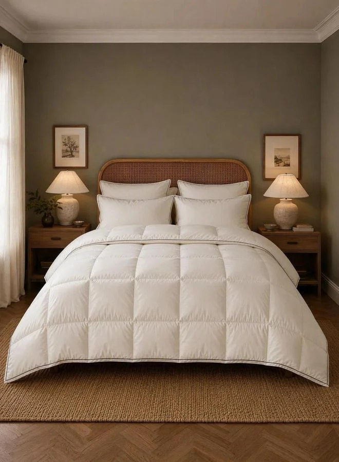 Styli Single Piece Duvet Cover, 150x200cm White