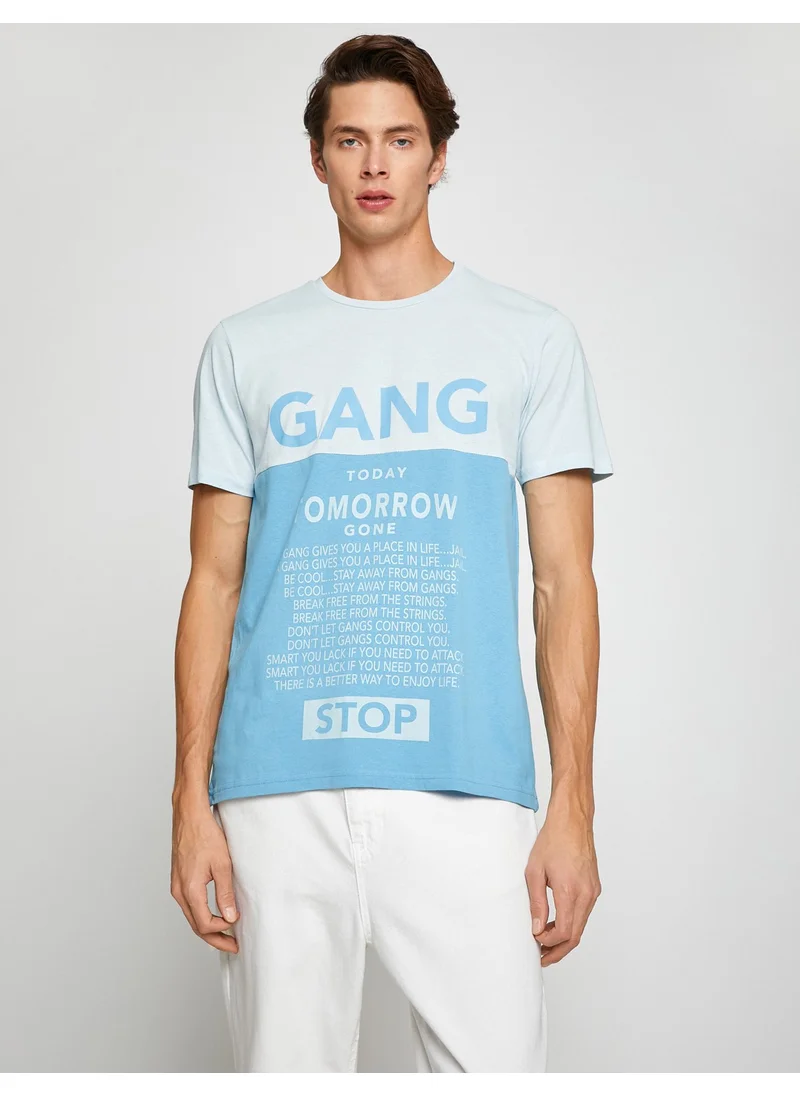كوتن Cotton Standard Fit Printed T-Shirt