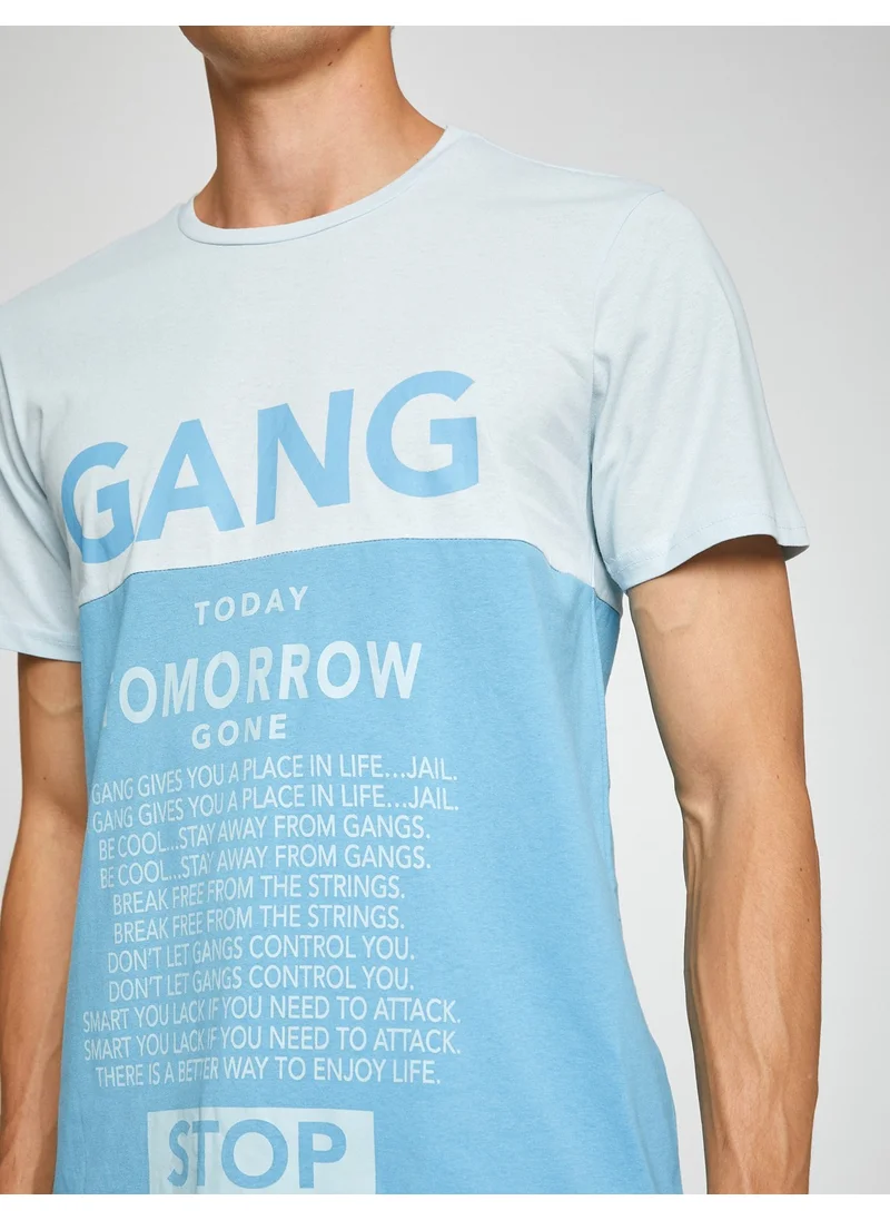 كوتن Cotton Standard Fit Printed T-Shirt