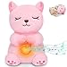 Prewplam Breathing Stuffed Animal Pink Cat Plush Baby Toy Soothing Sound Machine with Music Lights Breathing Motion for Kids Boys Girls - Image 4