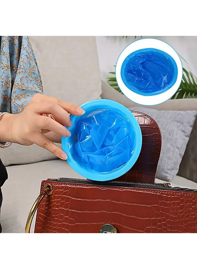 أكياس القيء الزرقاء 24 قطعة 33.81 أونصة أكياس الغثيان مقاومة للتسرب للسفر - Image 5